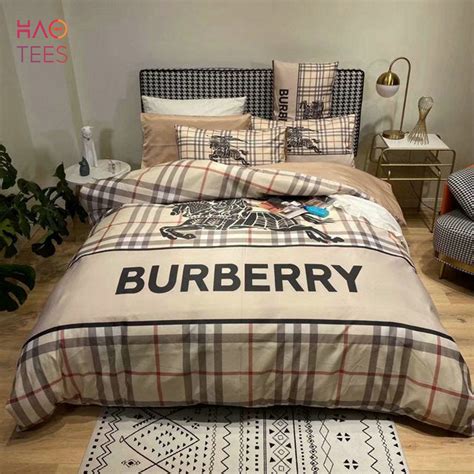 Burberry comforter bed set